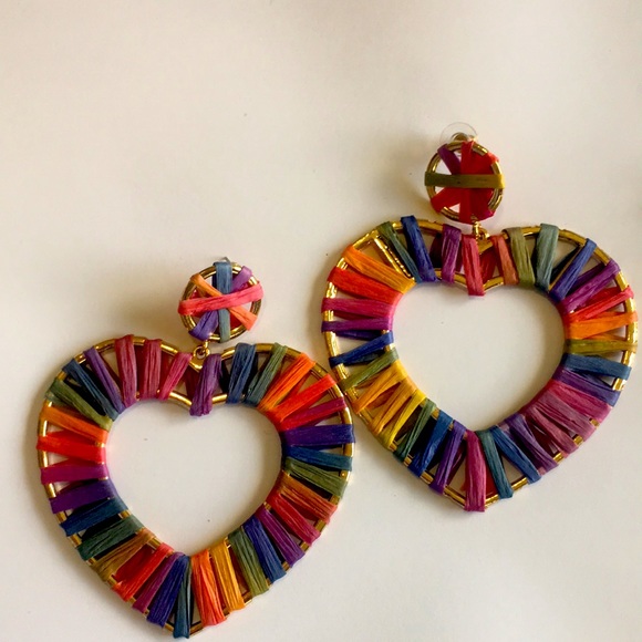 Heart Wrapped Earrings - Picture 2 of 3